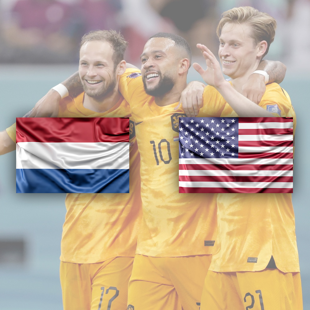 Nederland – Verenigde Staten live in de voetbalkantine