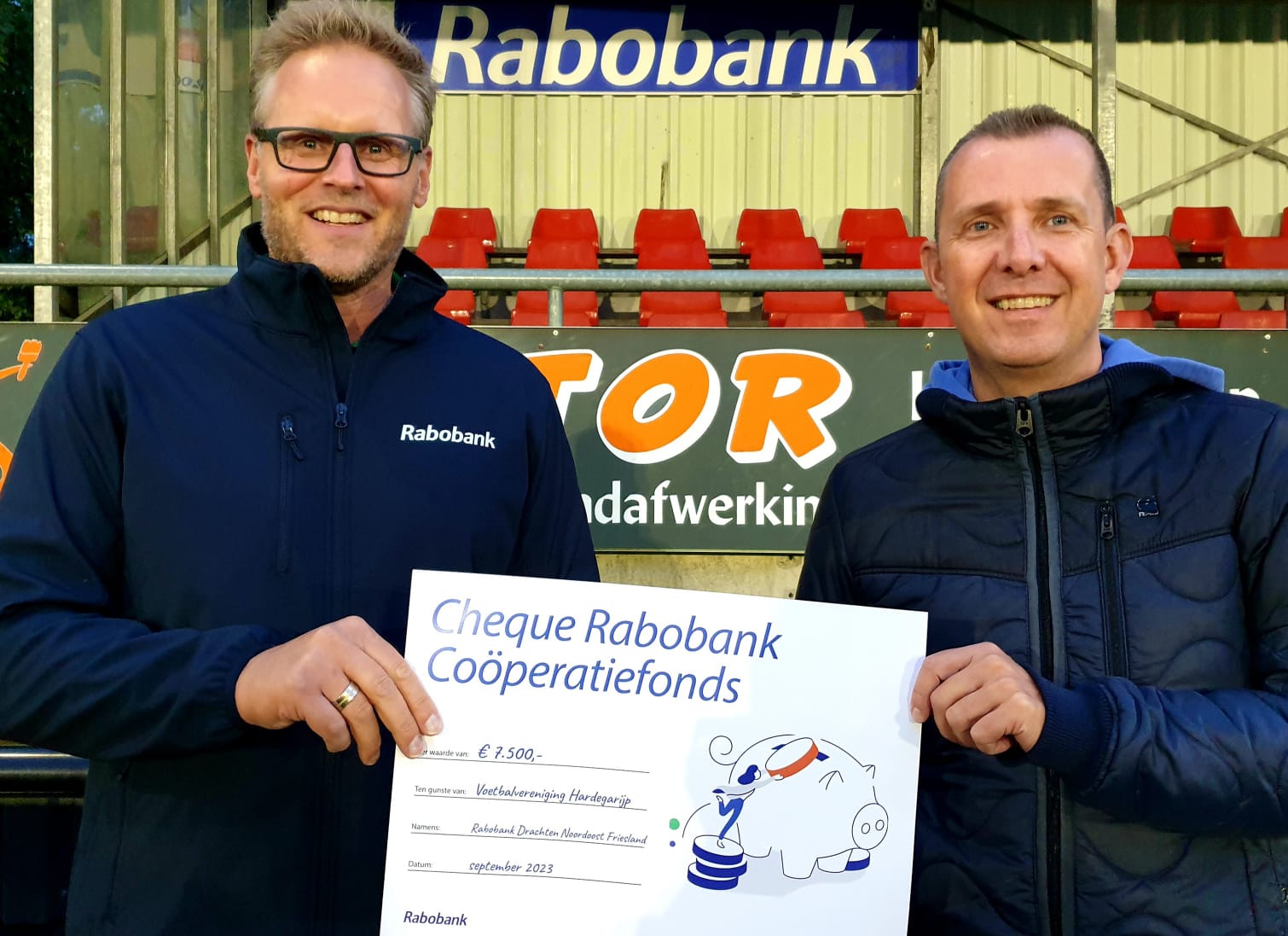 Rabobank Coöperatiefonds steunt VV Hardegarijp