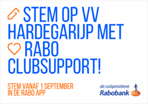 Stem op VV Hardegarijp bij Rabo ClubSupport