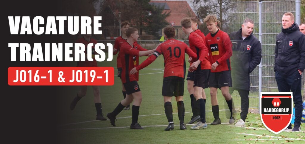 Vacature trainer(s) JO16-1 en JO19-1