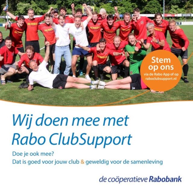 VV Hardegarijp doet mee met Rabo ClubSupport 💸

De Rabobank ondersteunt met deze actie het verenigingsleven en hun activiteiten in de regio. Onze vereniging hoopt hiermee een deel van de isolatie van ons clubgebouw en de aanschaf van LED-veldverlichting te kunnen financieren.

Stemmen kan via de Rabo app of op raboclubsupport.nl. Meer informatie over hoe je op onze club kunt stemmen vind je op onze website.

❤️🖤💚 #wdhmza #rabobank #raboclubsupport #vvhardegarijp 💸
