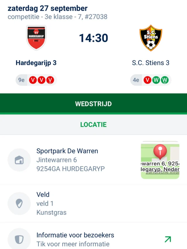 ‼️Scheidsrechter gezocht‼️

Voor vanmiddag zijn we met spoed opzoek naar een scheidsrechter.

Neem contact op met Erik Broers - 0643037777 Vergoeding bespreekbaar.
